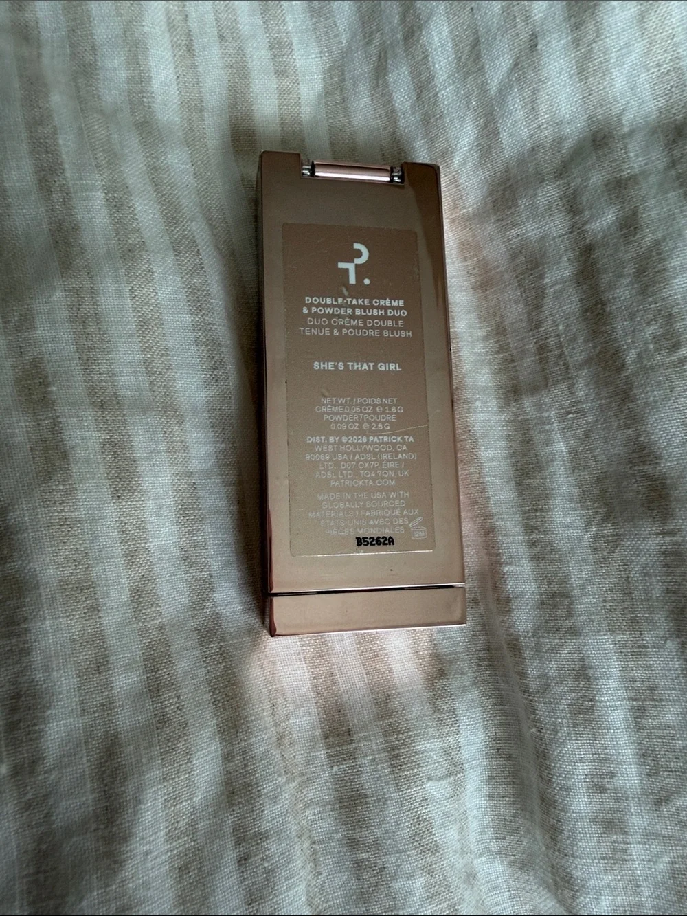 Patrick Ta Double-Take Cream and Powder Blush - “shes that girl”